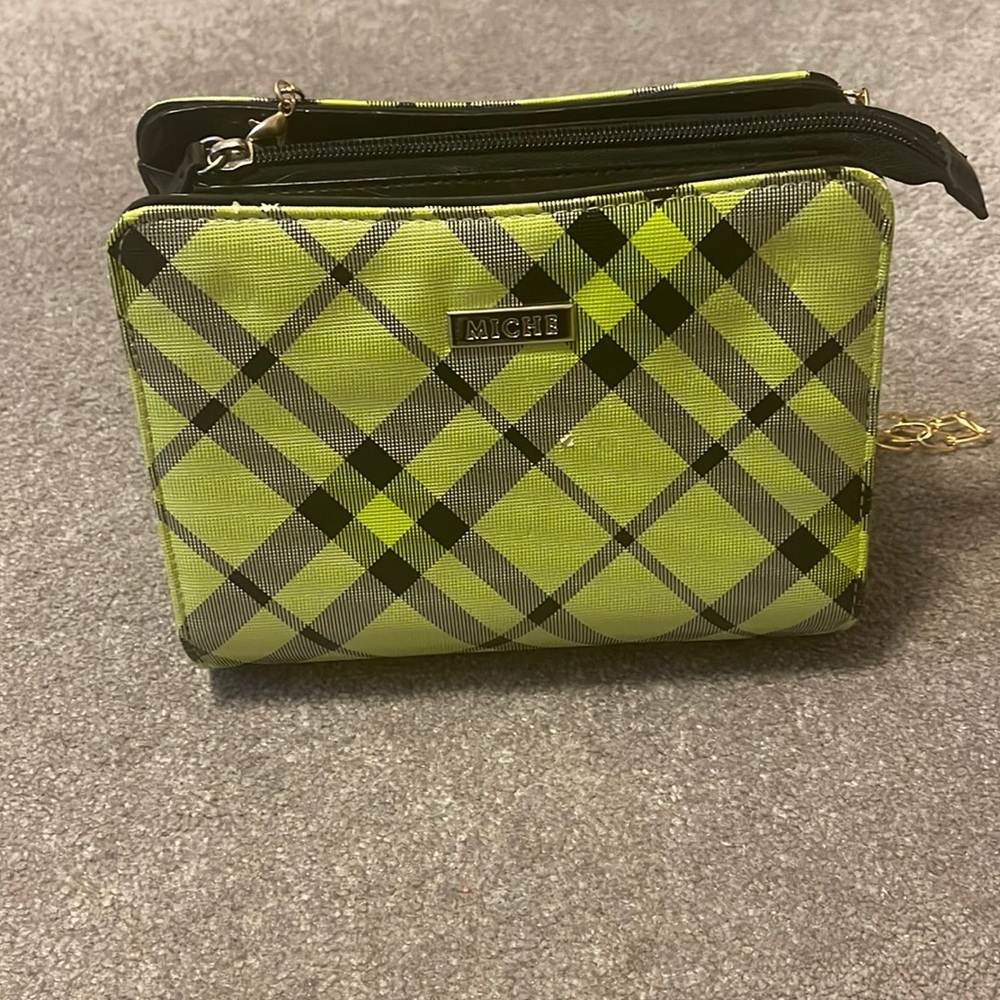 Plaid purse
